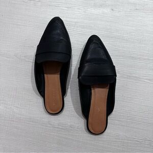 Le Chateau Black Mule Loafers